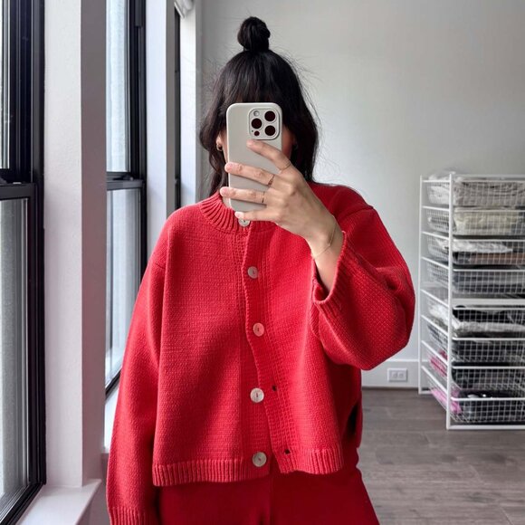 Nikki Chasin Shiloh Cotton Cardigan - small - Picture 2 of 8